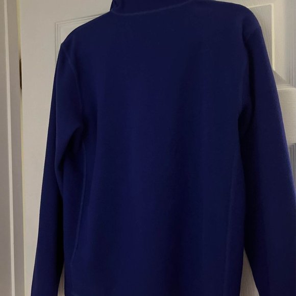 EUC MENS SMALL THE NORTH FACE SOFT AND WARM ROYAL BLUE QUARTER ZIP FLEECE JACKET - Picture 5 of 6